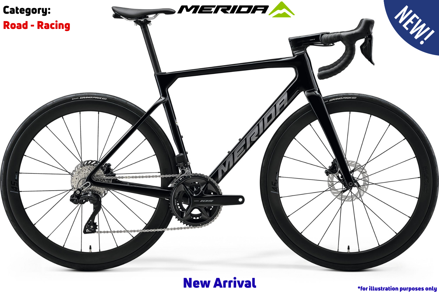 Merida Reacto 5000 - MY27 - Purple (White) | Hup Leong Company